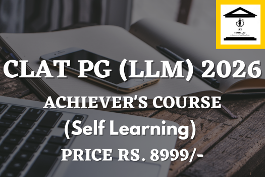 CLAT PG(LLM) 2026 Course Achiever